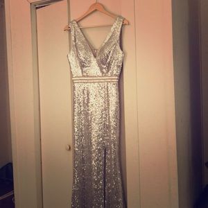 Stunning sequined mermaid gown - perfect condition